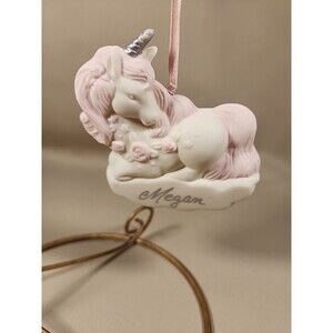 Personalized Megan Unicorn Ornament 072412ch